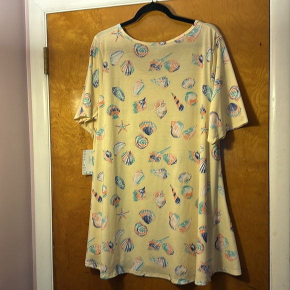 Lularoe 2xl perfect t. Sea shells and the shore - Picture 2 of 3